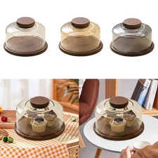 Alzata per Torte con Coperchio a Cupola, Espositore, Vassoio per Cupcake,