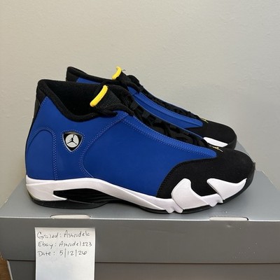 シューズ(男性用) NIKE AIR JORDAN 14 LOW Nike Air Jordan 14 Retro Low Laney Varsity Royal/Black 487471-407