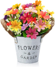 Pianta Finta Da Interno, Fiori Artificiali Con Vaso per Decorazioni, Piante Arti