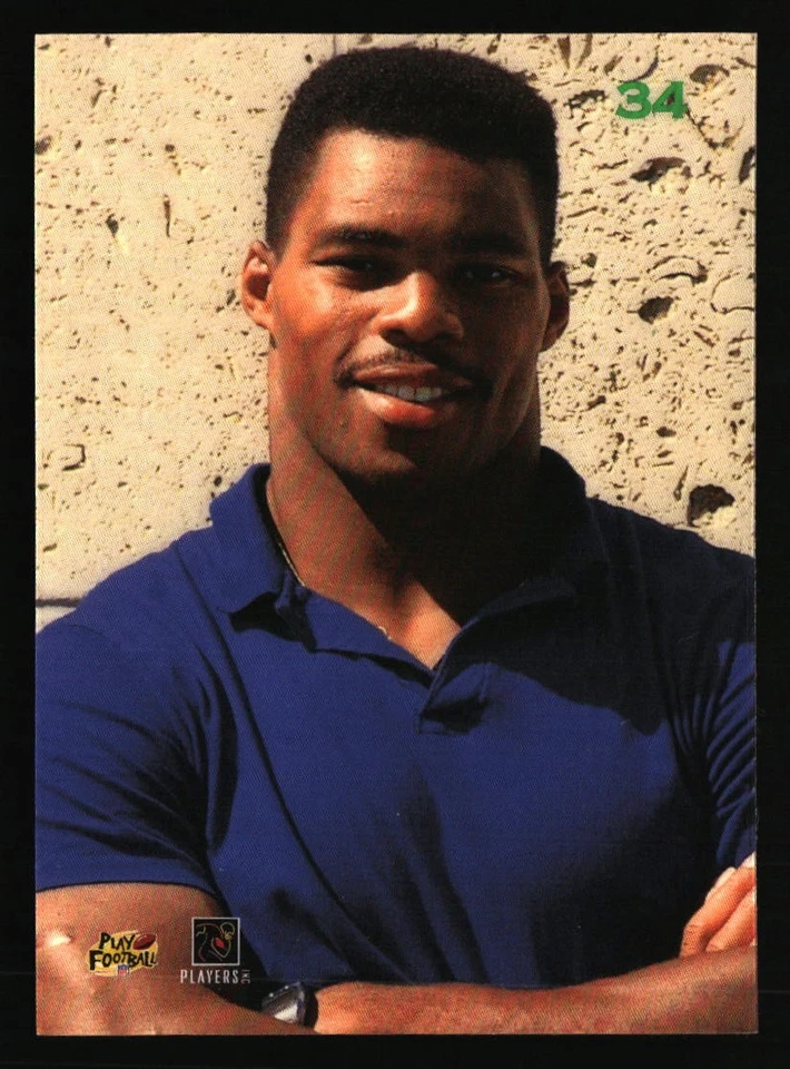Herschel Walker 1996 Playoff Contenders #34 FOOTBALL Card - Image 2 of 2