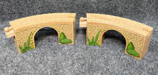 Lot 2 Thomas Wooden Railway Train Arched Curved Viaduct Bridge Clickity Clack 1