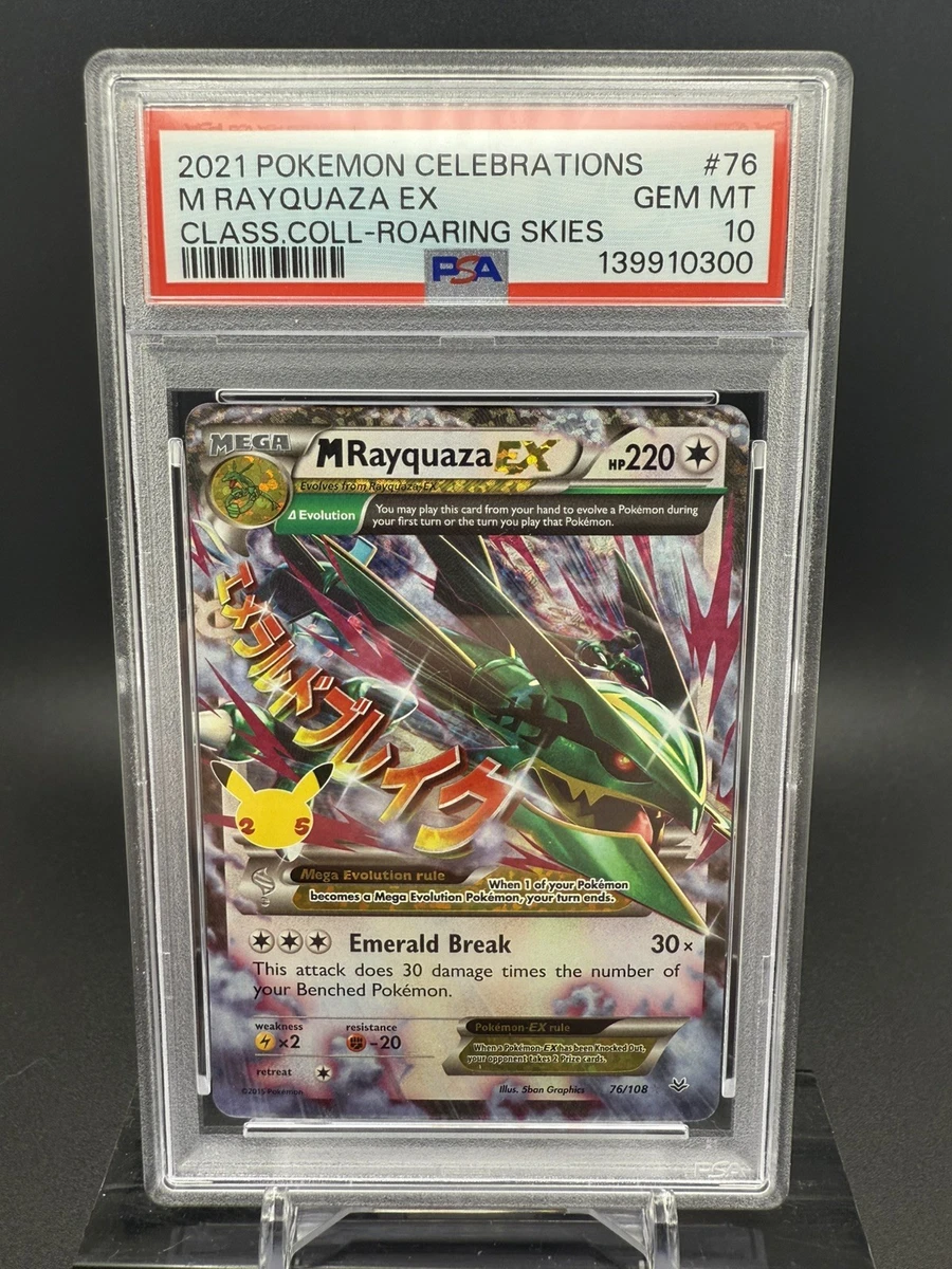 Pokémon TCG Grade 10 Rayquaza Individual Collectible Card Game