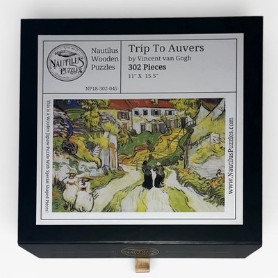 Nautilus Wooden Jigsaw Puzzle Trip To Auvers by Vincent Van Gogh (302 Pcs)