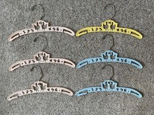 6 Vintage Children  s J Spiegel Clothing Hangers Chicken Rooster USA