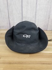 Outdoor Research Seattle Sombrero Goretex Hat Size L Black Waterproof Boonie