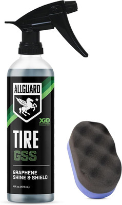 Tire GSS   Xio2  Tire Shine Spray with Graphene Forms Tri-Molecular Bond to Rubb