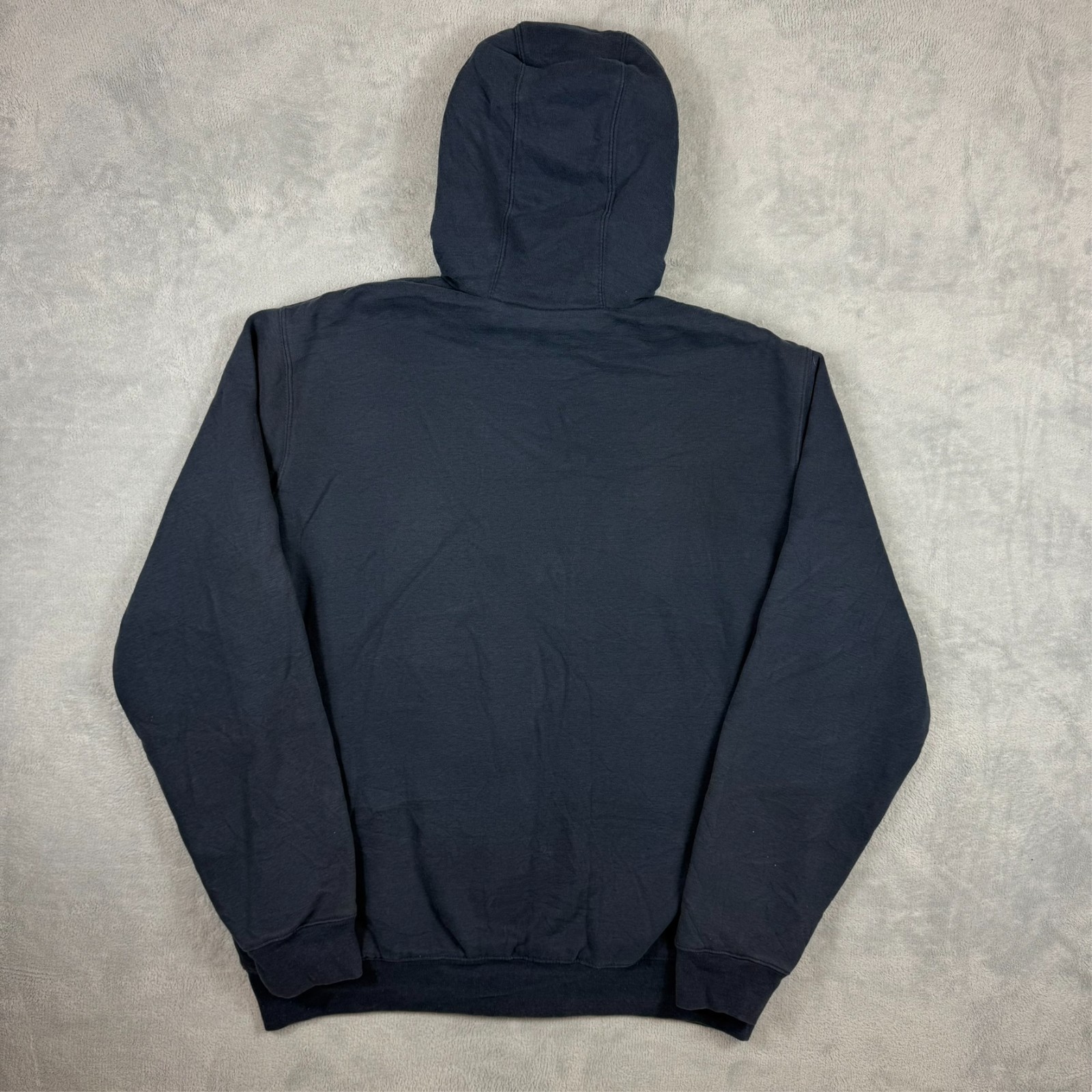 Vintage Carhartt 2000's Y2K Navy Sherpa Lined Oversized Lrg Tall Full Zip Hoodie image 8