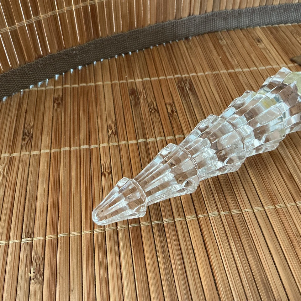 Servidor de pasteles Mikasa con mango de cristal, servidor de pasteles de boda, pastel plateado Foto 2 de 4