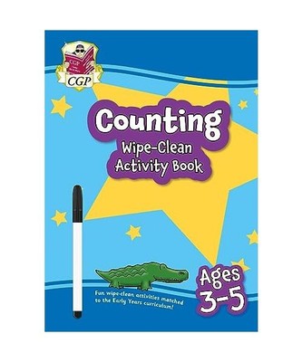 New Counting Wipe-Clean Activity Book for Ages 3-5 (with pen), CGP Books