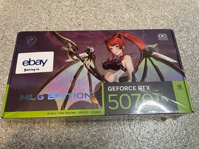 MSI RTX 5070 Ti 16GB GDDR7 PCI Express 5.0 Graphics Card MLG Edition