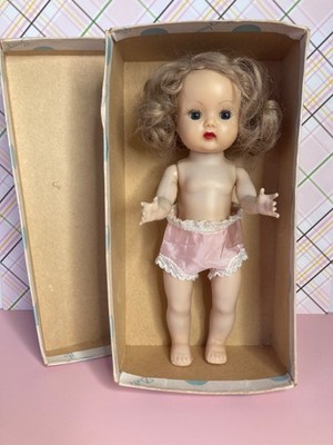 Vintage Nancy Ann Muffie Doll w/Box, SLW Honey Blonde Side Part