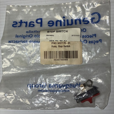 #ad Genuine Husqvarna 503718201 Start Stop Switch OEM Equipment Manufacturer Part $8.99