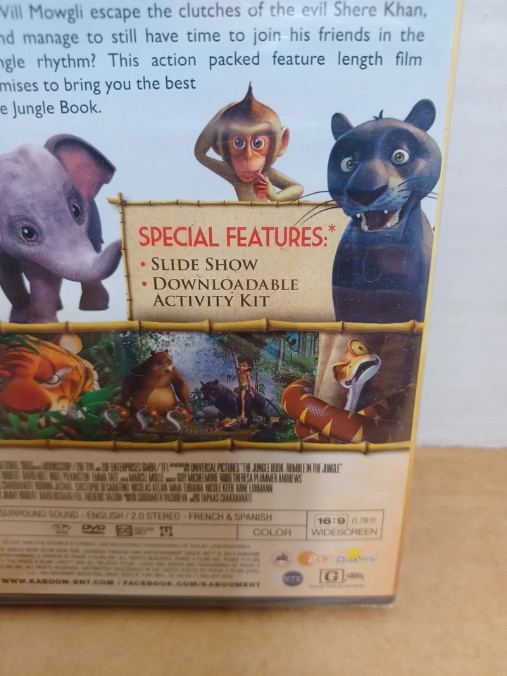 The Jungle Book: The Movie (DVD, 2013) - New Sealed - Image 3 of 4