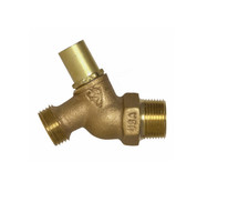 No-Kink Loose Key Hose Bibb, Lead-Free, 3/4 In. MPT x 3/4 In. Hose Thread