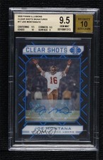 2020 Illusions Clear Shots Signatures 1/10 Joe Montana #17 BGS 9.5 Auto HOF 0vf5