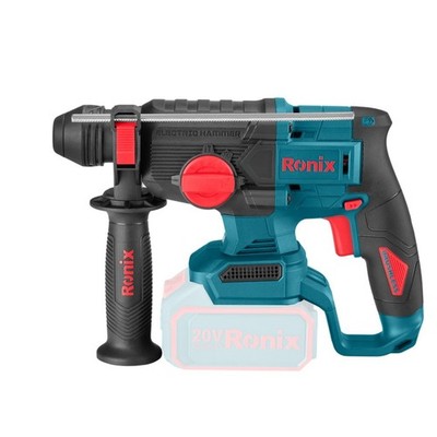 Ronix Akku Bohrhammer 2,5 J SDS-Plus bohren schlagbohren meißeln Solo 8678C