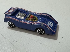 VINTAGE SUMMER S.M. MARZ KARZ S8009 BLUE CAN AM #28 1/64 DIECAST