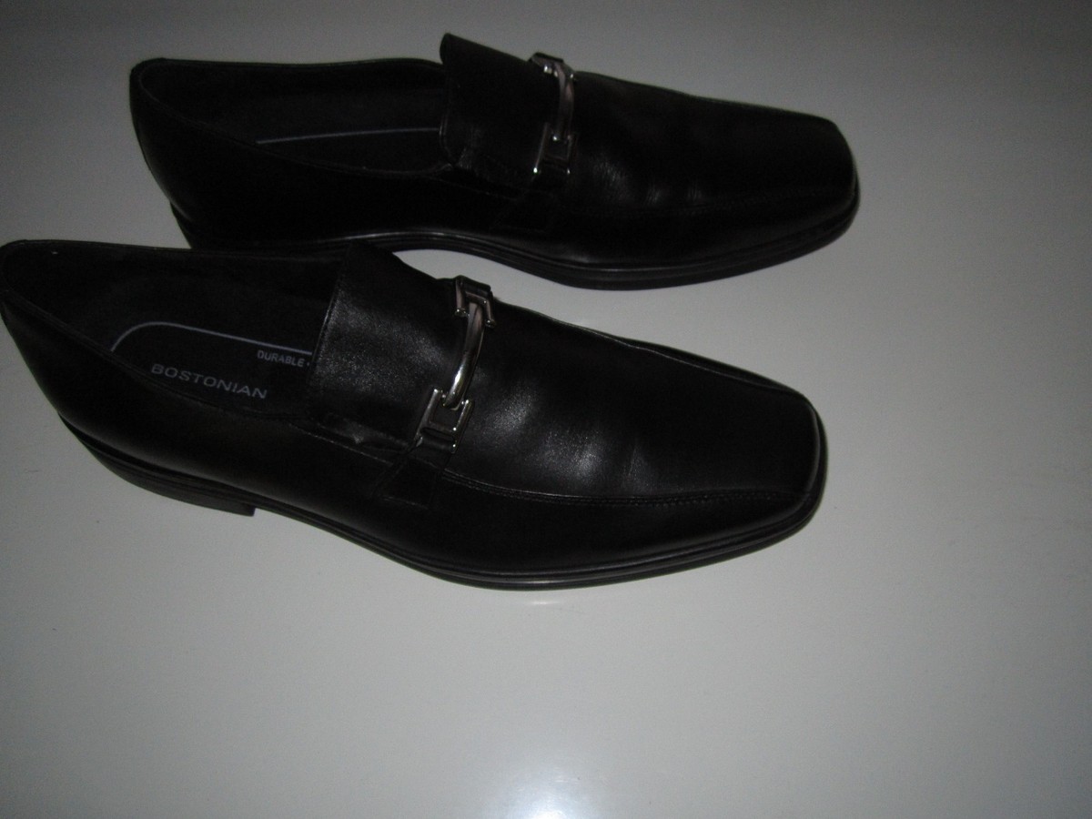 Bostonian Black Leather Loafers Slip On Men\'s Shoes Size 13M Bostonian Men main image 3