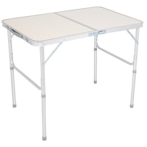 Mesa de picnic plegable portátil de aluminio para acampar al aire libre - Imagen 3 de 17