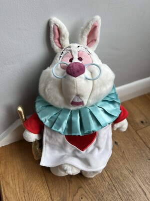 Peluche lapin blanc Alice au pays des merveilles Disney Store