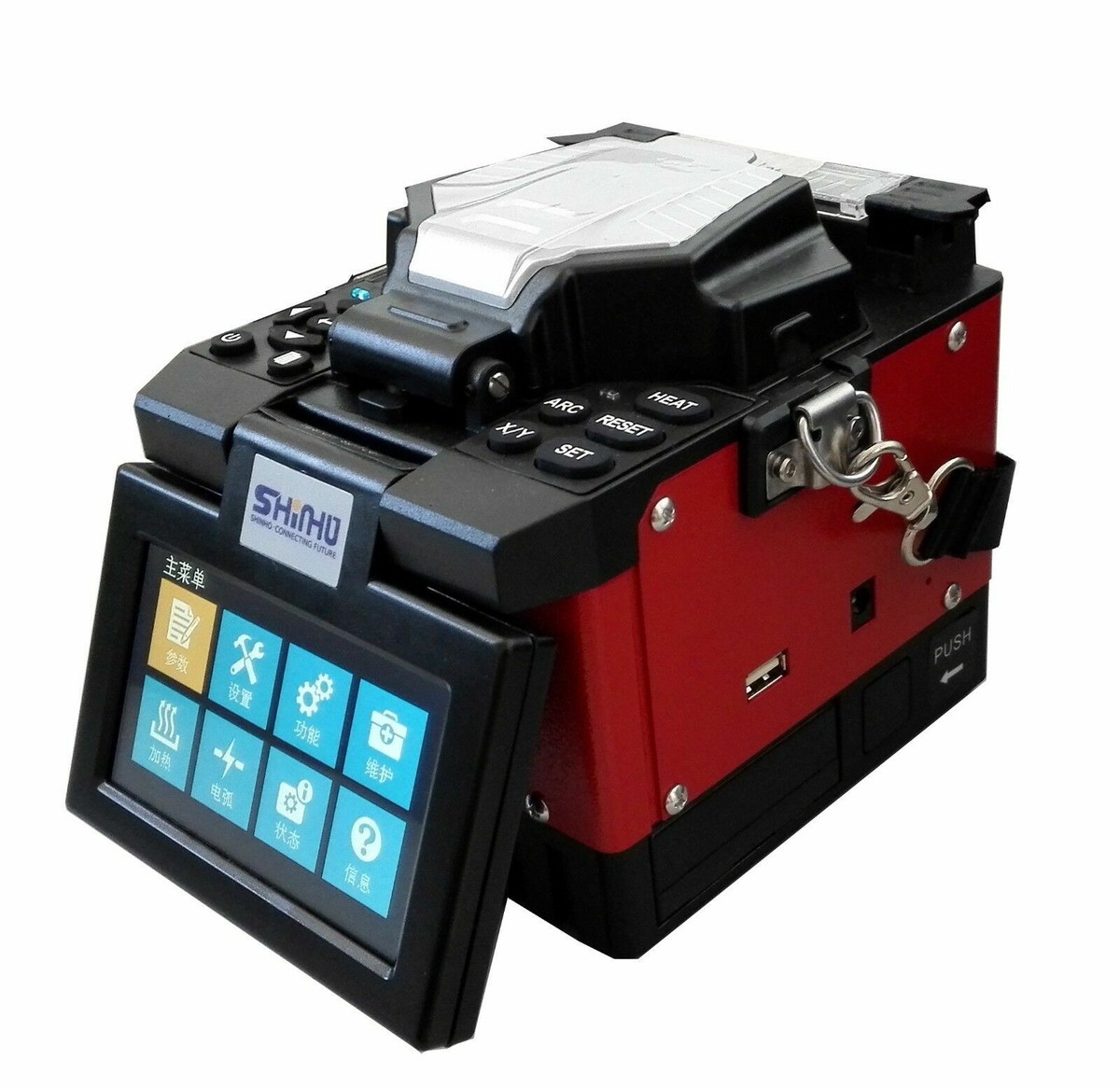 さーちん New Shinho X-97 Fusion Splicer Fiber Optic Machine FTTH