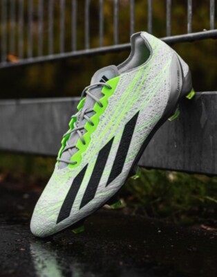 Adidas X Crazyfast Strung + FG - Grey Two/Core Black/Lucid Adidas X Crazyfast Strung + FG - Grey Two/Core Black/Lucid