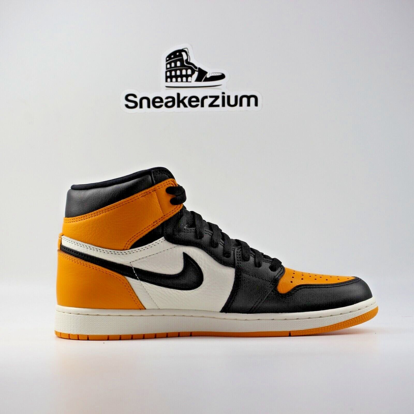 Nike Air Jordan 1 Retro High OG Taxi Yellow Toe 555088-711 Men&