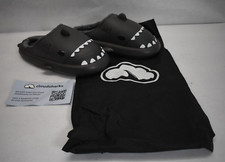 Crayon Friends Shark House Shoe Slippers Winter Black Unisex Size 10.5 - 11.5