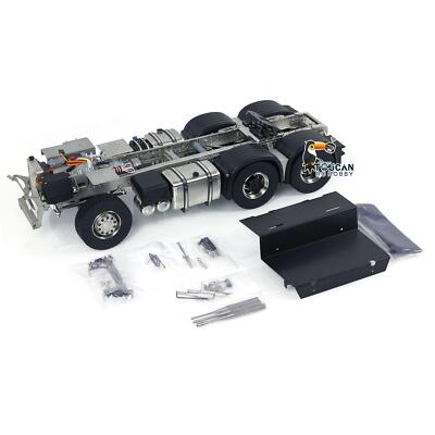 1/14 6x6 Metall Chassis für RC Traktor Truck R620 R730 Auto Modell Luftfederung