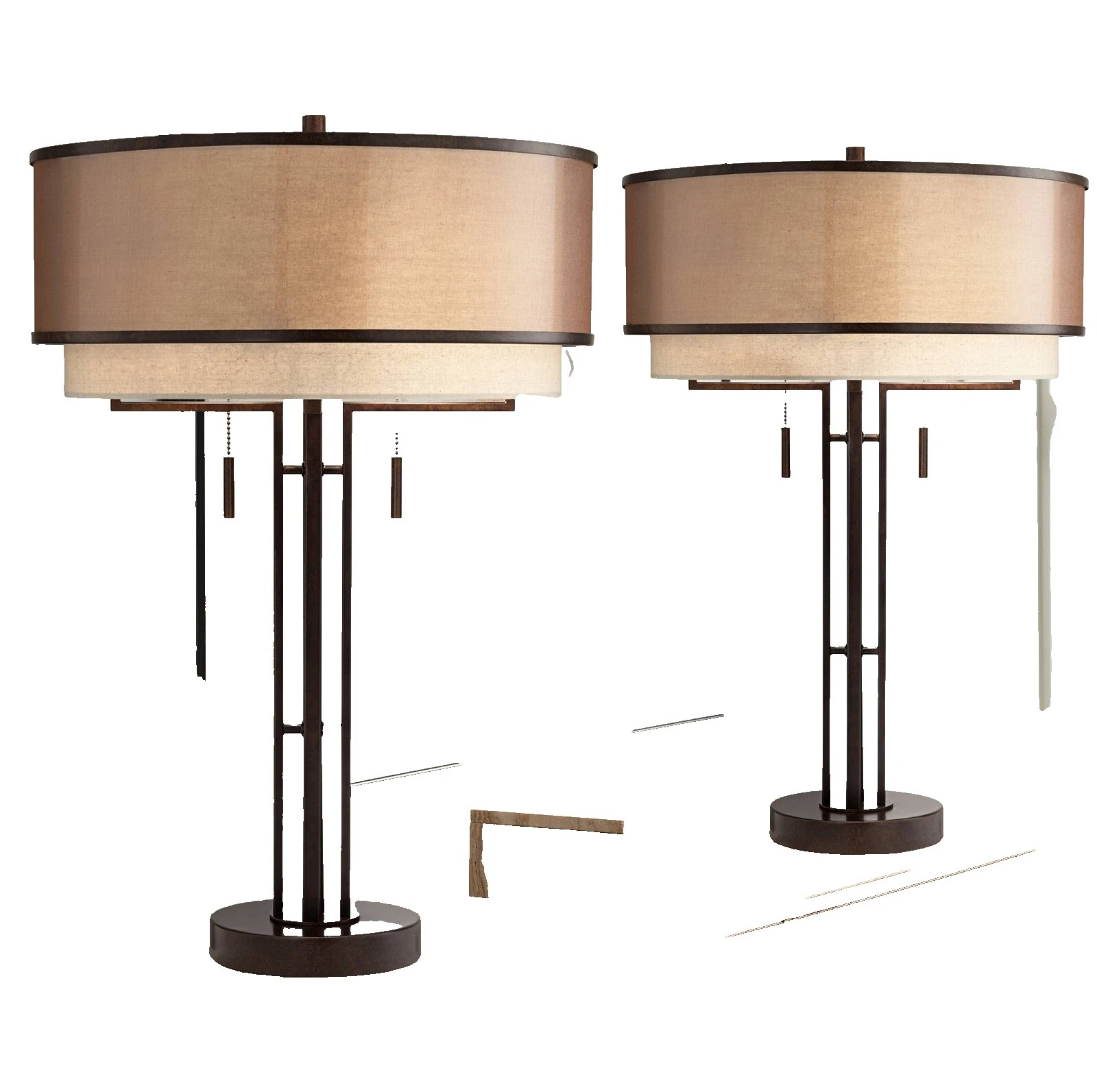 Lámparas Industriales Marrón Bronce