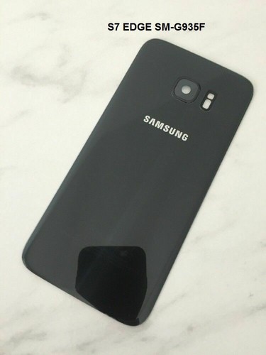 Original Samsung Galaxy S7 EDGE SM-G935F Akkudeckel Deckel Backcover Schwarz B