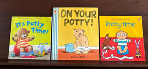 Toilet Training Potty Time Books for Boys & Girls Lot 3 learning Usborne