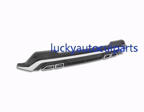 Black Silver Rear Bumper Diffuser Spoiler Board For Toyota Highlander ...