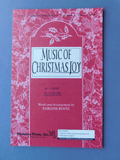 Music of Christmas Joy - 2002 sheet music - 2 pt Vocal w/ Piano  Flute - Rentz