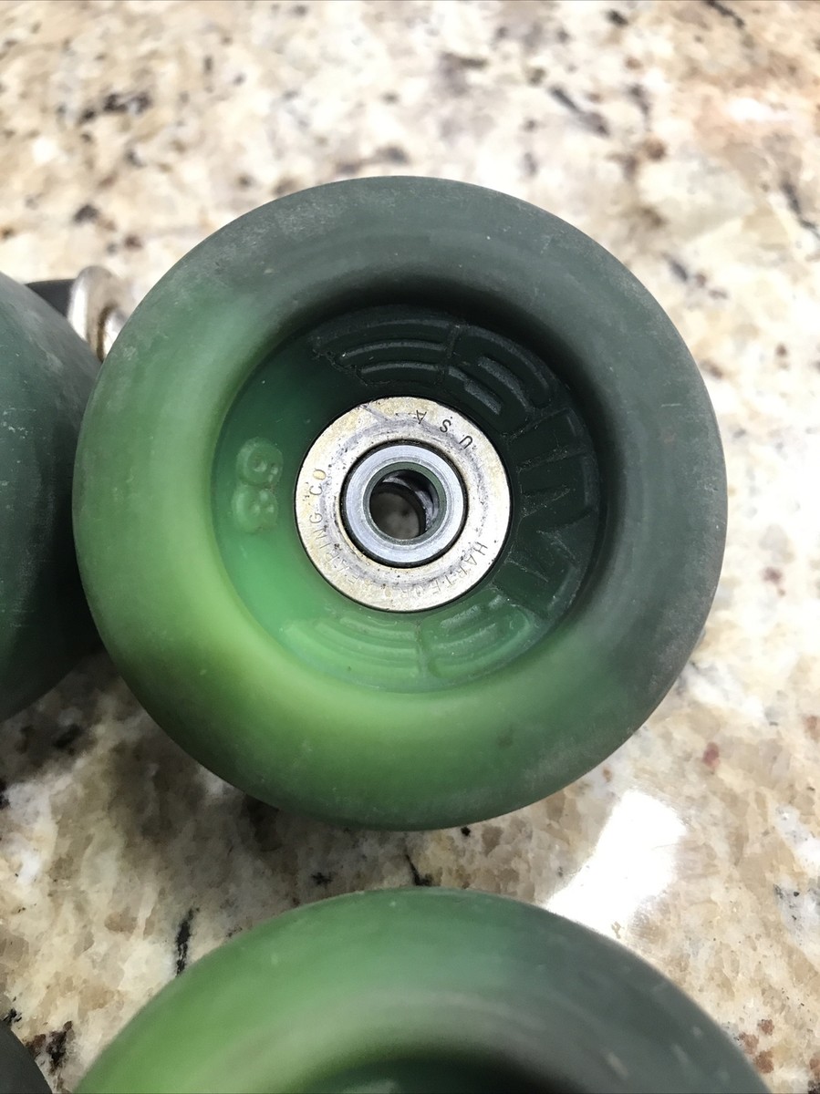 Vintage Green Two Tone Sims 63 Skateboard Roller skate
