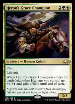 Heron's Grace Champion ~ Eldritch Moon [ EX ] [ Magic MTG ]