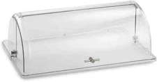 TableCraft PC1 Rectangular 21.5" x 13.25" Polycarbonate Clear Dome Cover
