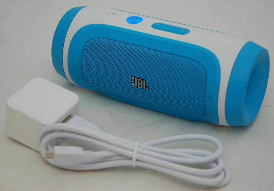 Altavoz divertido portátil Bluetooth inalámbrico estéreo JBL Charge AZUL iPhone 7+/7/6S Foto 4 de 4