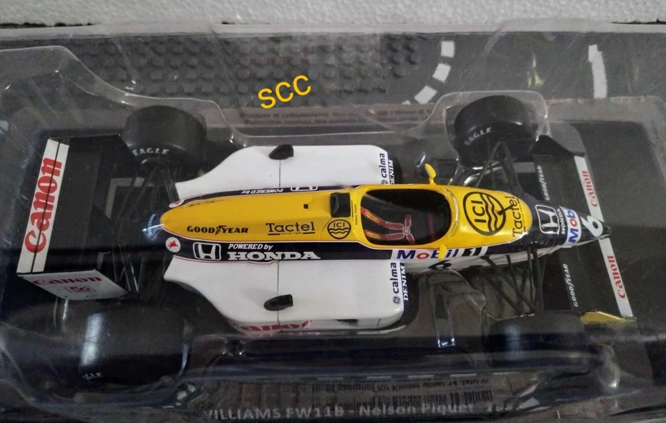 WILLAMS FW 11B NELSON PIQUET (1987), FORMULA 1 , ALTAYA DIECAST, 1:24 NEW - Image 2 of 4