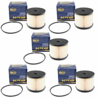 Kraftstofffilter 5 X SC7030P FüR Citroen Berlingo Fiat Scudo Peugeot 406 Suzuki