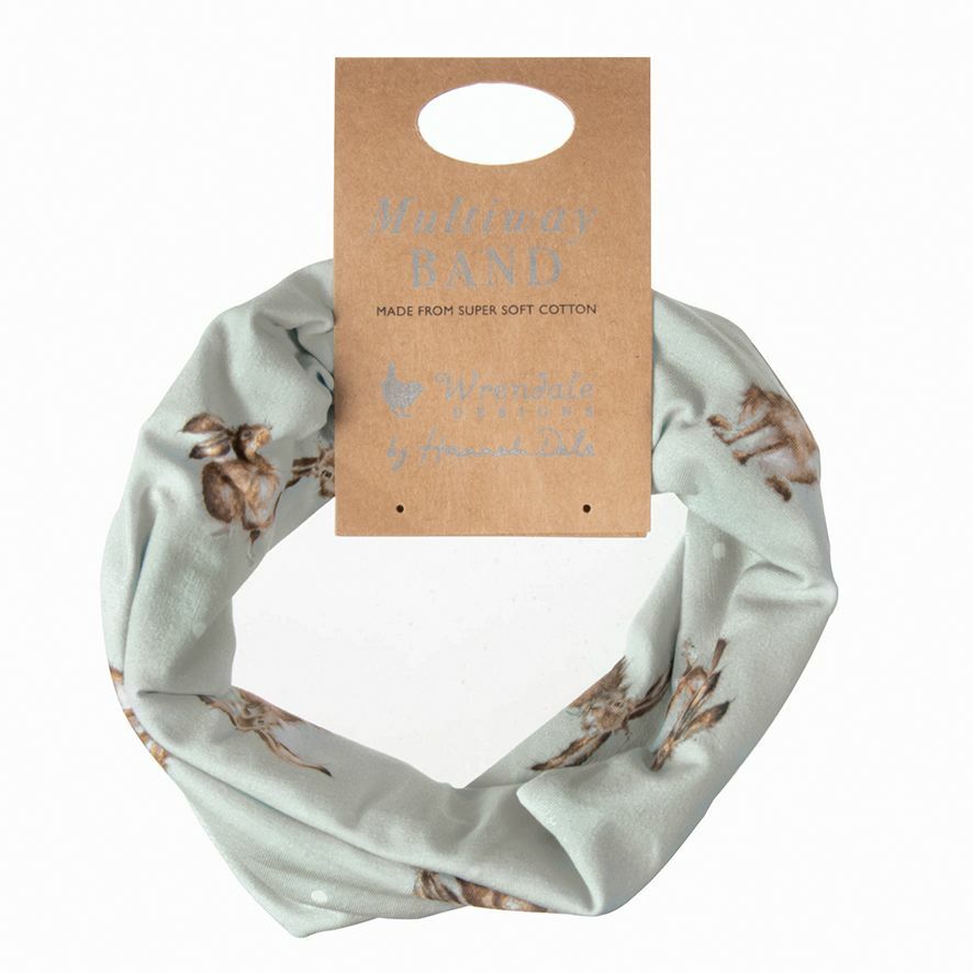 Wrendale Hare-Brained Multi-Way Band - Face Covering Neck Scarf and Bandana