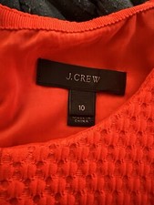 JCrew Red Dress Size 10 NWOT