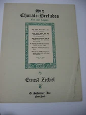 Ernest Zechiel Prelude on Entrust to Him thy Footsteps Organ Sheet Music 