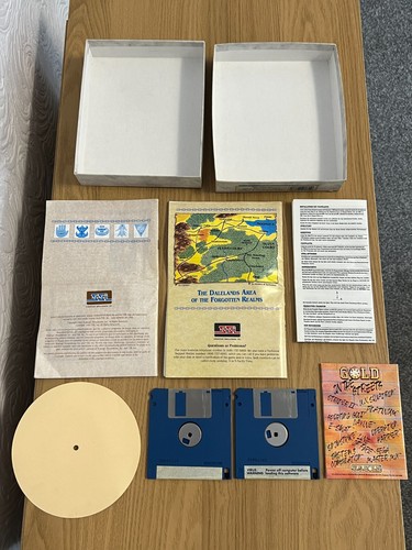 Amiga SSI/TSR Curse of the Azure Bonds - Boxed Working -👽👾Retro Gift Idea👾👽 - Afbeelding 8 van 24