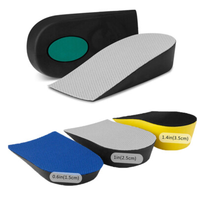 Height Increase Insole Boot Shoe Inserts Men Women Lift Taller Foot Heel Pads
