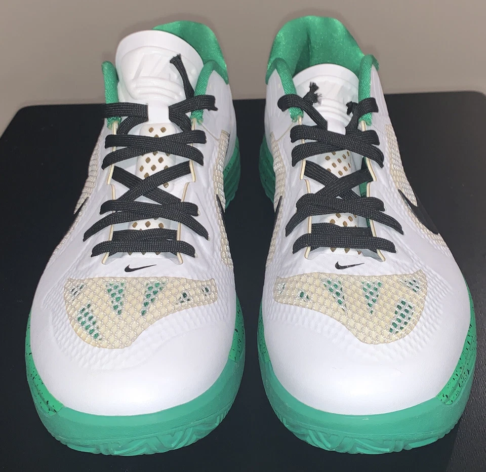 Nike Lunar Hypergamer Low, white/Gore Green size 9 - Image 3 of 4