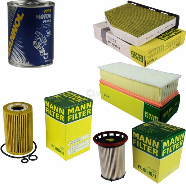 Mann-Filter Inspektionspaket FüR VW Passat Variant 2.0 TDI 16V Seat Alhambra Q3-image
