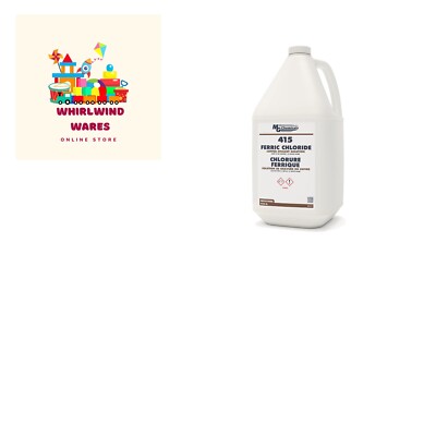 Ferric Chloride Copper Etchant Solution, 4L Liquid Bottle, Dark Brown