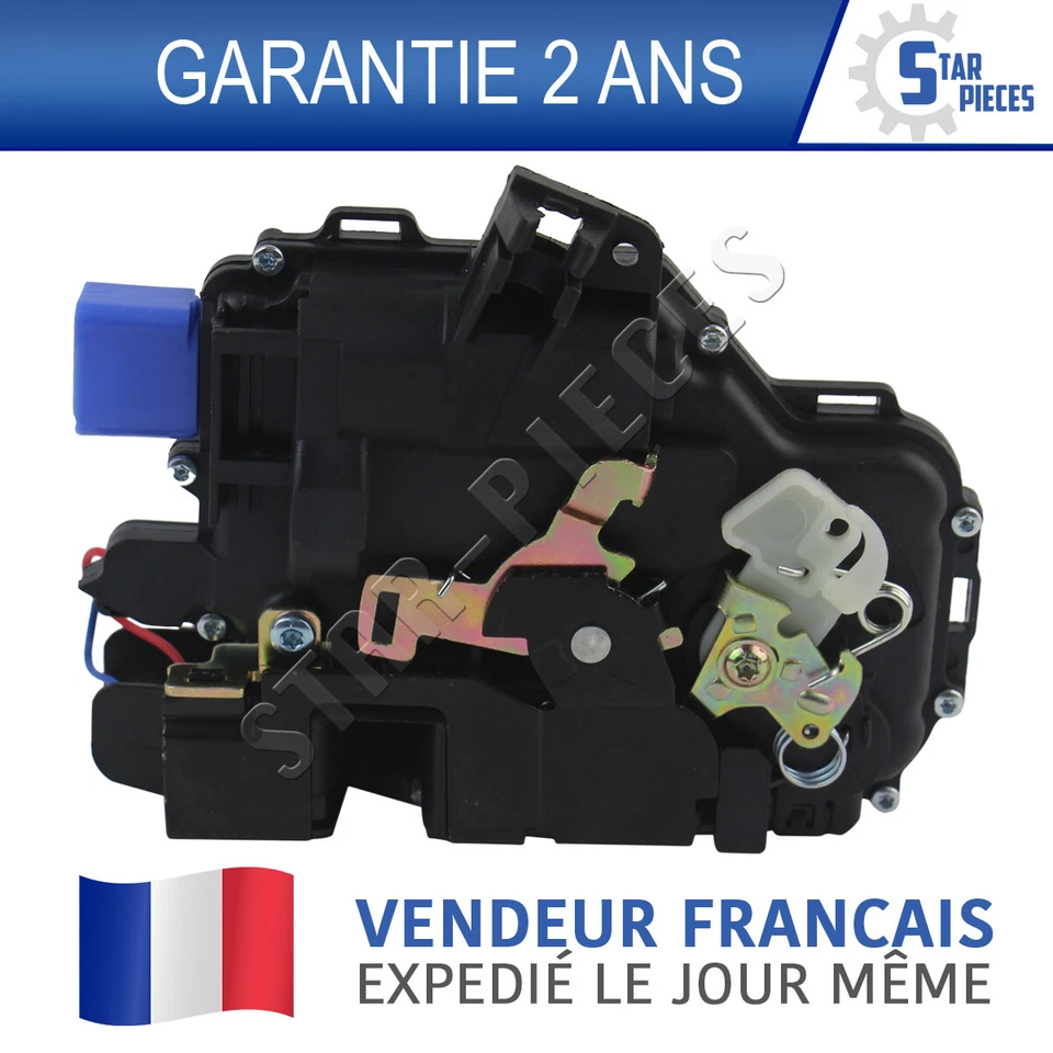 MOTEUR DE CENTRALISATION SERRURE PORTE AVANT DROIT VW POLO 9N TRANSPORTER T5 - Photo 4/4