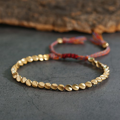 Lujo Mujeres Oro Cuentas Irregulares Pulsera Dije Moda Boho Niña Joyería Regalo - Imagen 5 de 7